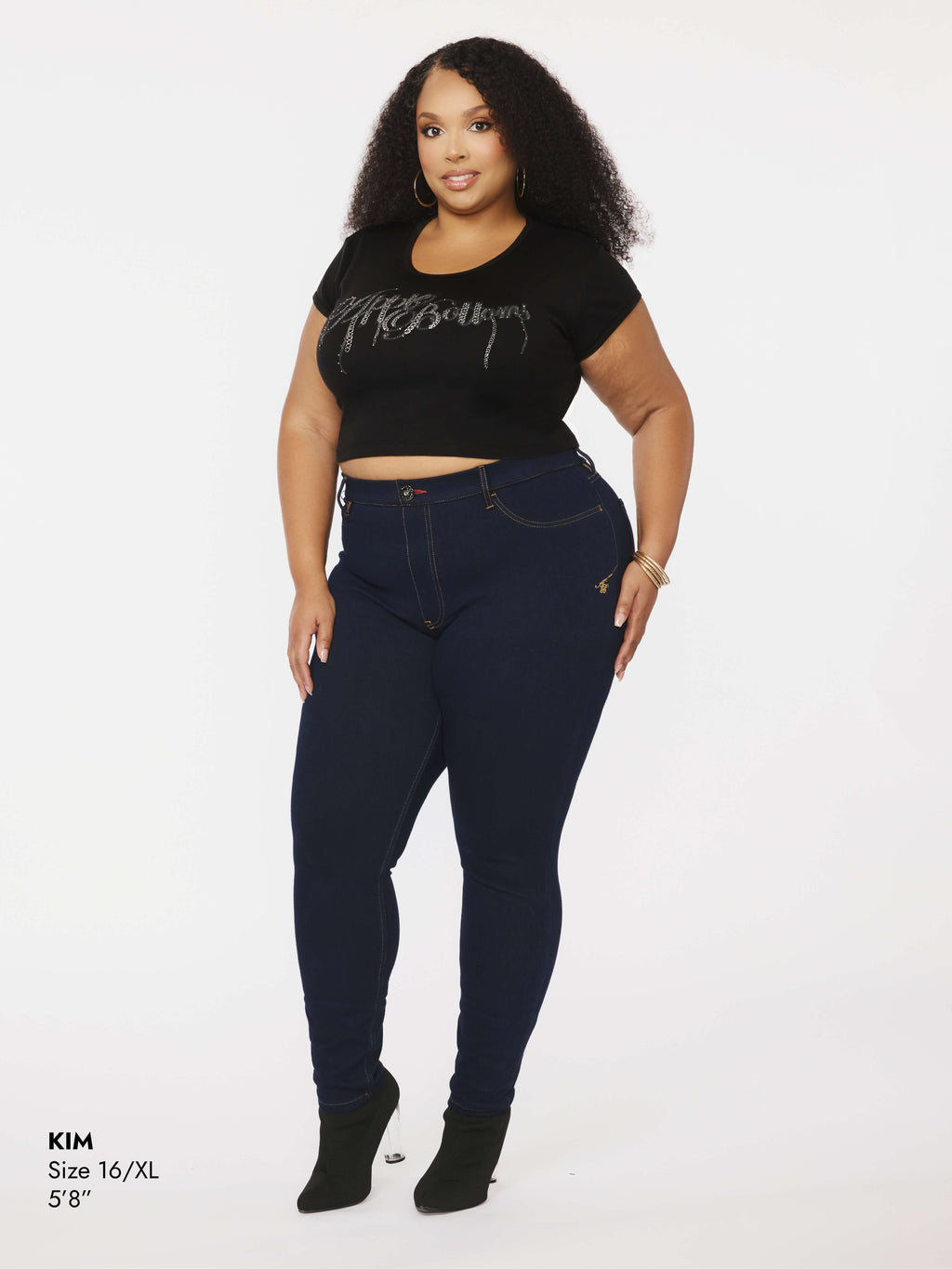 Chain Reaction Baby Tee - Black