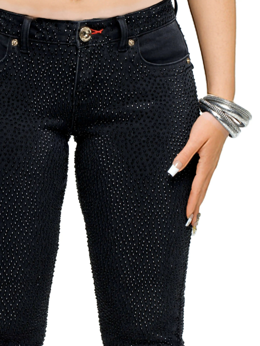 Rain on Me Jean - Black